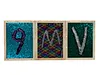 Two-Color Sequin Sensory Board Sensory Toys 1PCS